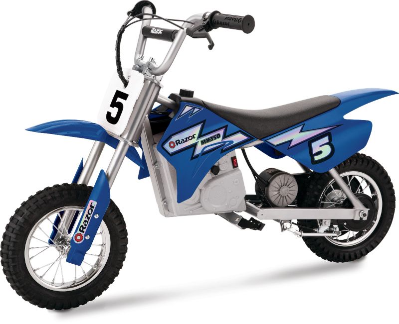 Photo 1 of Razor Dirt Rocket MX350 - Blue up to 14 Mph 24V Electric-Powered Dirt Bike for Child 8+
