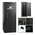 Photo 1 of Mossy Oak 18 Gun Security Cabinet, 21-inch x 18-inch x 55 inch, Key Lock, Black