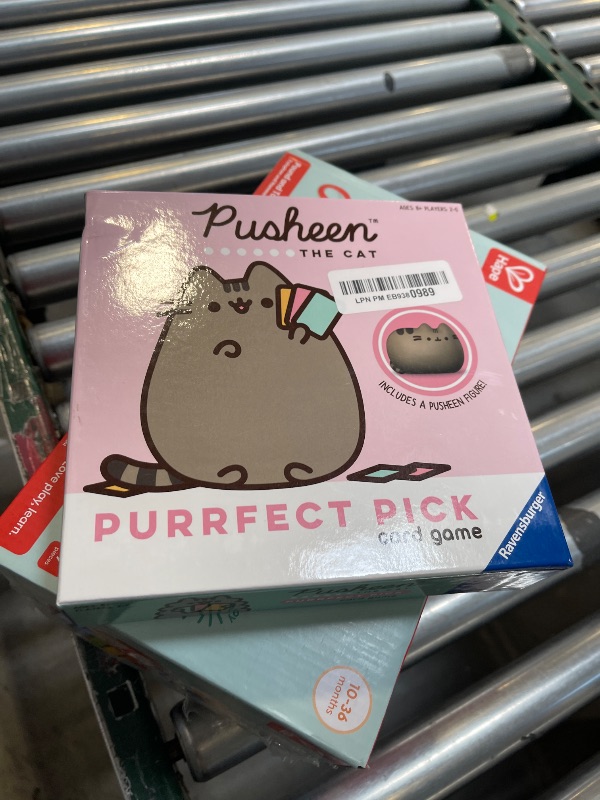 Photo 1 of Ravensburger Pusheen Purrfect Pick Game - Fun Family Activity | Ideal for Cat Lovers and Pusheen Fans | Engaging Gameplay | Suitable for Ages 8 and Up | Pink Edition