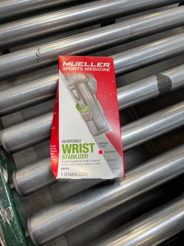 Photo 1 of MUELLER Sports Medicine Reversible Wrist Stabilizer with Splint, Wrist Pain Relief Support for Men and Women, Ideal for Carpal Tunnel, Tendinitis, Arthritis, Taupe, Large/X-Large