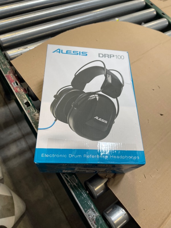 Photo 1 of Alesis DRP100 - Audio-Isolation Electronic Drums Headphones for Monitoring, Practice or Stage Use with 1/4" Adapter and Protective Bag