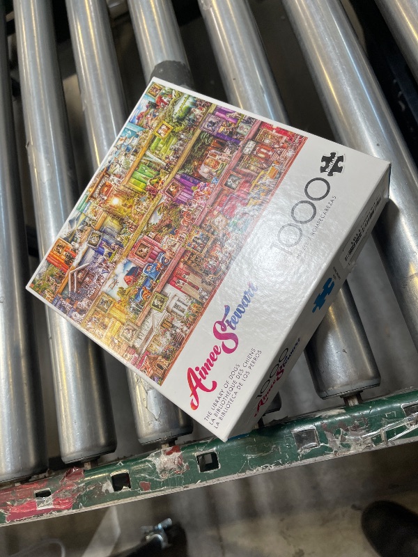 Photo 1 of Buffalo Games - Aimee Stewart - The Library of Dogs - 1000 Piece Jigsaw Puzzle for Adults -Challenging Puzzle Perfect for Game Nights - Finished Size is 26.75 x 19.75