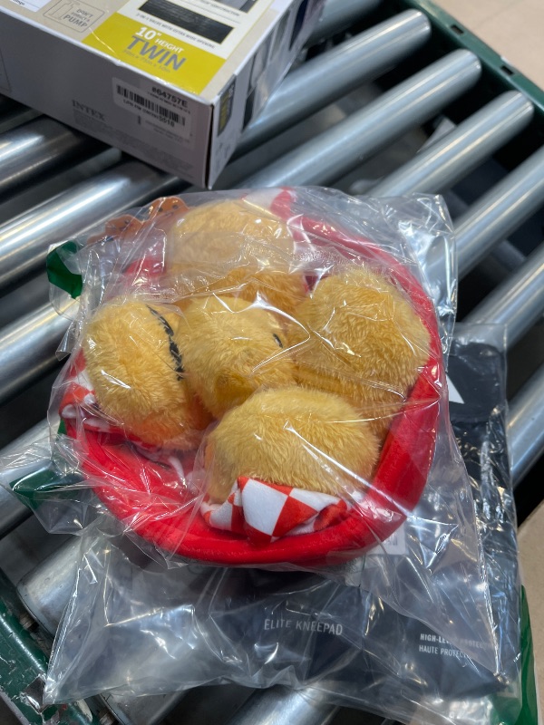 Photo 1 of Emotional Support Chicken Nuggets by Relatable, Cuddly Stuffed Animals and Toys, Squishy Toys and Plushies, Great Gift Ideas for Loved Ones of All Ages, Includes 5 Plushies with Carrying Basket