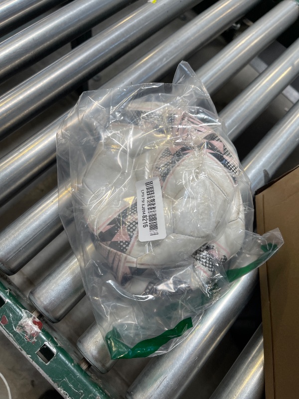 Photo 1 of Franklin Sport MLS Miami FC Soccer Ball - Official Size 5 Soccer Ball - Regulation Size + Weight for Kids + Adults - Boys + Girls - Air Pump Included
