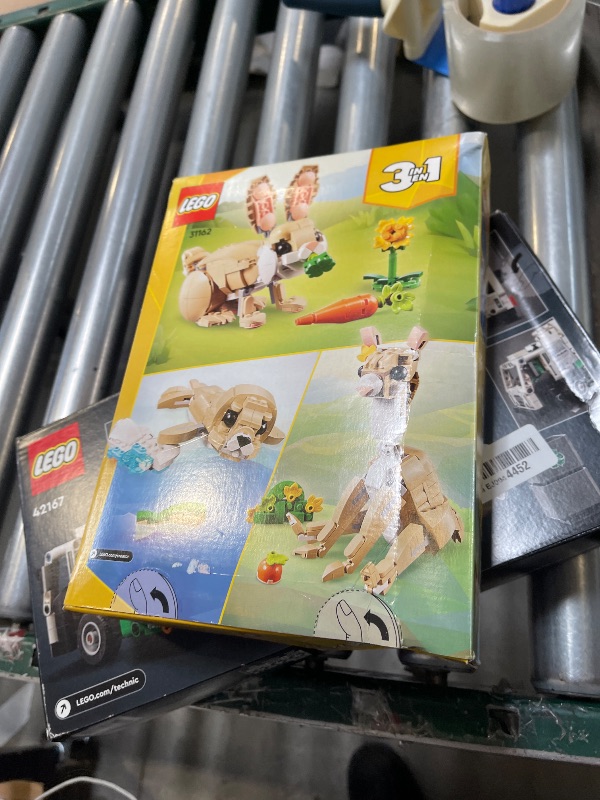 Photo 1 of LEGO Creator 3 in 1 Cute Bunny Toy - Building Toy Set with 3 Build Options, Bunny, Seal, or Llama - Birthday Gift & Craft - Animal Figures for Kids, Girls and Boys, Ages 8+ - 31162