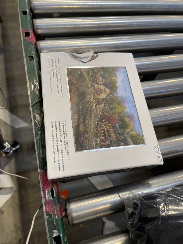 Photo 1 of Buffalo Games - Silver Select - Thomas Kinkade - Summer in Cobblestone Village - 1000 Piece Jigsaw Puzzle for Adults -Challenging Puzzle Perfect for Game Nights - Finished Size is 26.75 x 19.75