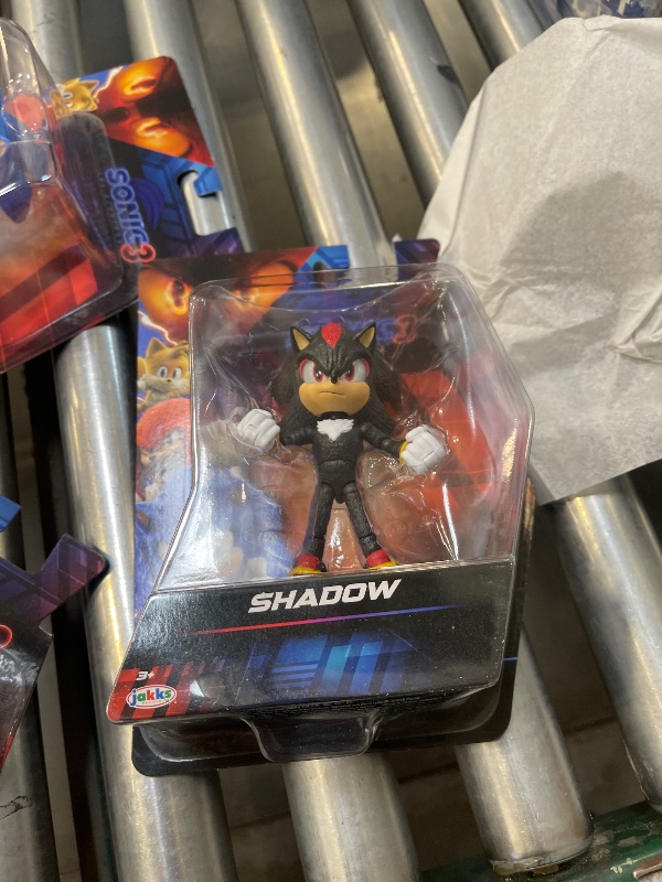 Photo 1 of Sonic 3 Movie 5-InchAction Figure 4-Pack, Articulated Figures from Jakks Pacific's Wave 1 Include Sonic, Shadow, Tails, and Ivo Robotnik!