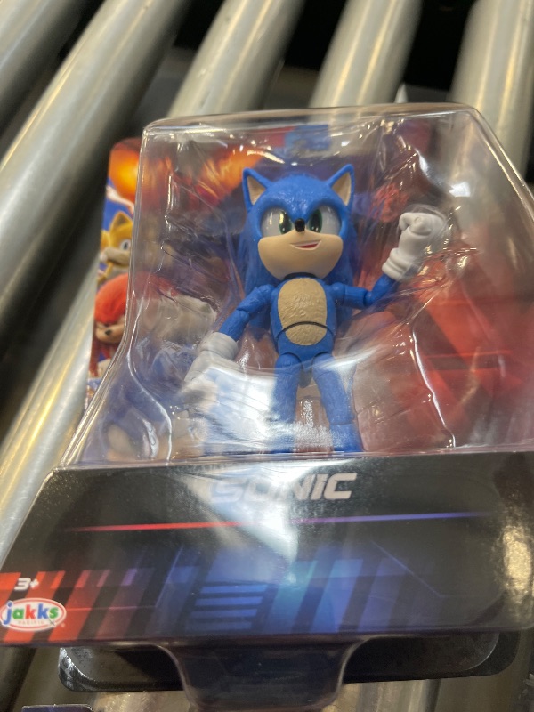 Photo 1 of Sonic 3 Movie 5-InchAction Figure 4-Pack, Articulated Figures from Jakks Pacific's Wave 1 Include Sonic, Shadow, Tails, and Ivo Robotnik!