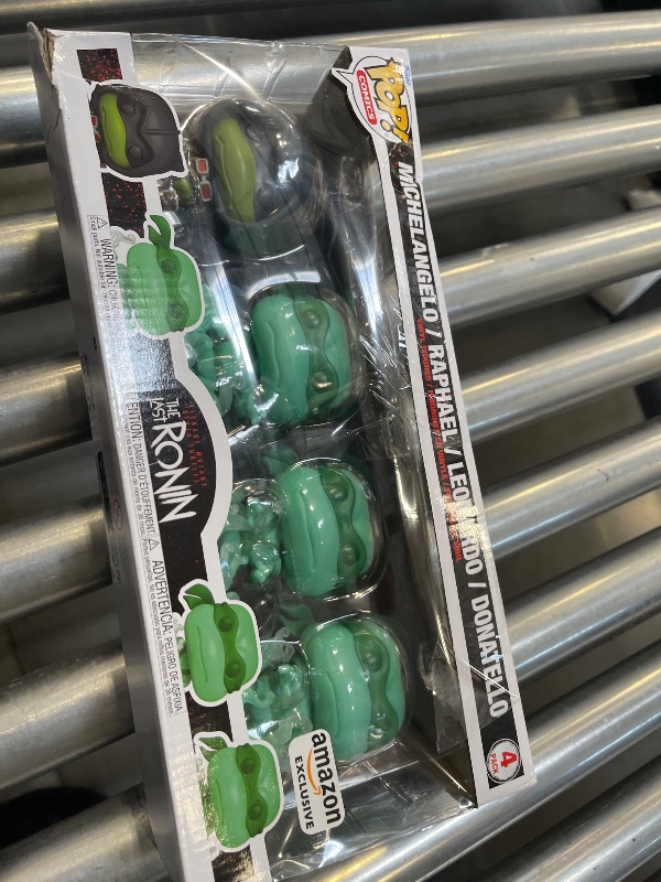Photo 1 of Funko Pop Comics: Teenage Mutant Ninja Turtles (TMNT) The Last Ronin- Michelangelo - Brothers, 4-Pack - TMNT Comics - Amazon Exclusive - Collectable Vinyl Figure - Gift Idea - Official Merchandise