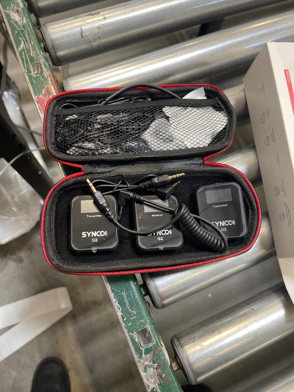 Photo 1 of SYNCO Wireless Lavalier Microphone, G2(A2) 2.4G Dual Transmitter 48KHz 24Bit Lapel Mic 656FT 8H for Online Class Vlog Stream YouTube for Camera Smartphone Tablet