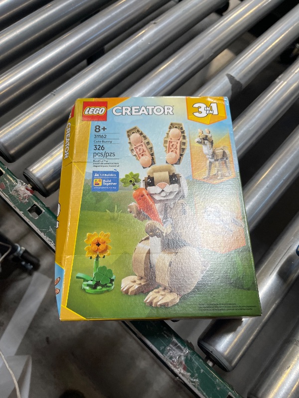Photo 1 of LEGO Creator 3 in 1 Cute Bunny Toy - Building Toy Set with 3 Build Options, Bunny, Seal, or Llama - Birthday Gift & Craft - Animal Figures for Kids, Girls and Boys, Ages 8+ - 31162