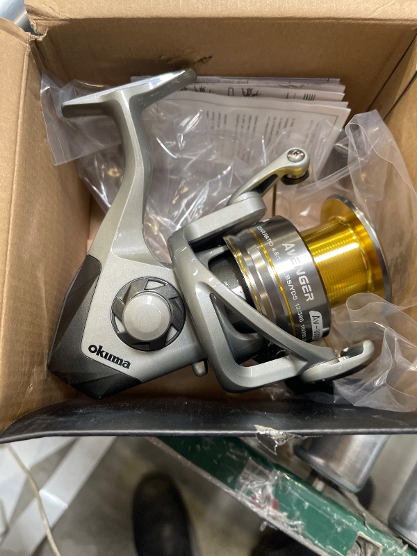 Photo 1 of Okuma, Avenger New Generation Spinning Reel, 4.8:1 Gear Ratio, 38.30" Retrieve Rate, 35 lb Max Drag, Ambidextrous