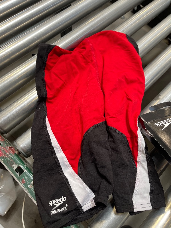 Photo 1 of Speedo Men's Swimsuit Jammer Endurance+ Splice Team Colors