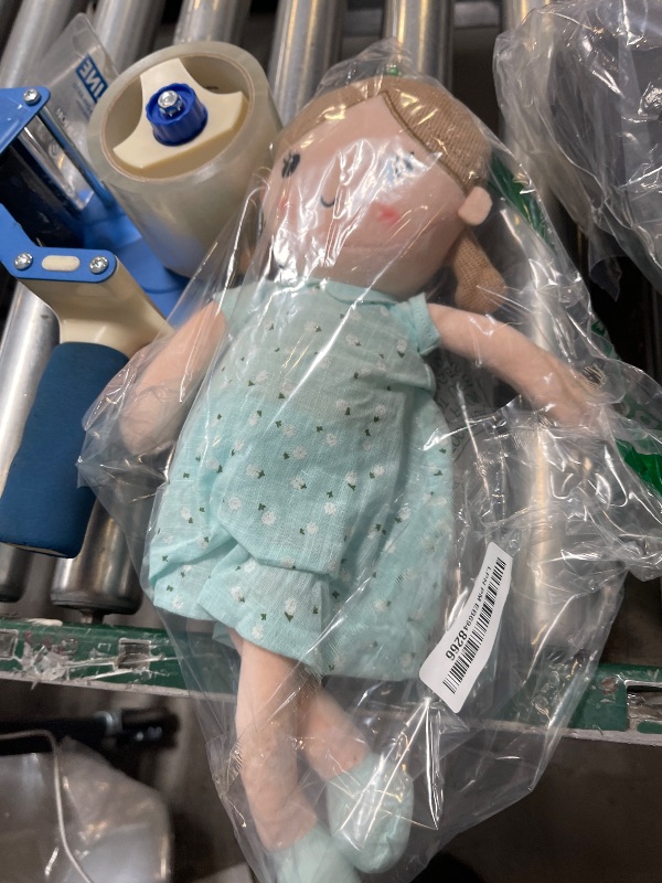 Photo 1 of Linzy Toys, Soft Plush Mint Blue Emily Rag Doll, 15"