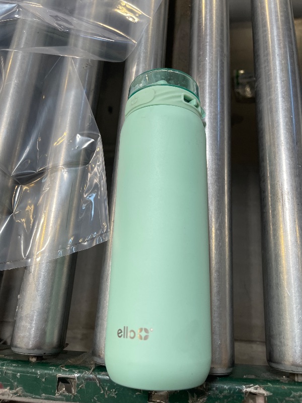 Photo 1 of Ello Cooper 32oz Stainless Steel Water Bottle with 2 Lids Chug and Straw | Leak Proof | Double Walled and Vacuum Insulated | Built in Carry Loop | Dishwasher Safe | Yucca