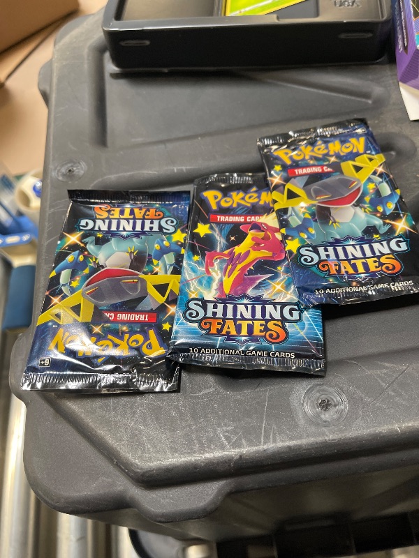 Photo 1 of Pokémon TCG: Shining Fates: Mad Party Pin Collection Set of 4