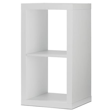 Photo 1 of Better Homes & Gardens 2-Cube Storage Organizer White Texture
