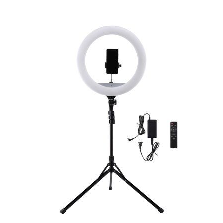 Photo 1 of Vivitar Full-Spectrum 18" Ring Light Set Black
