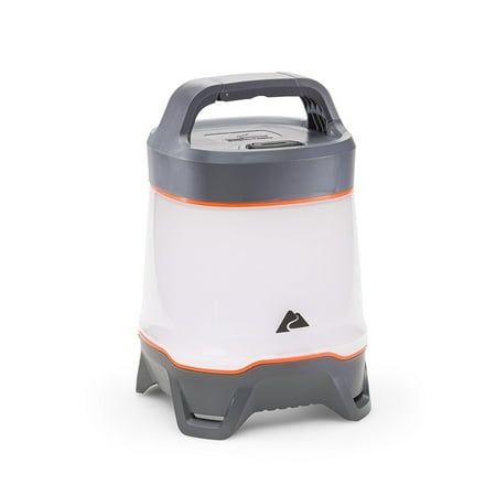 Photo 1 of Ozark Trail 1000 Lumen LED Camping Lantern – Long-Lasting 275-Hour Runtime Water-Resistant Orange/Gray