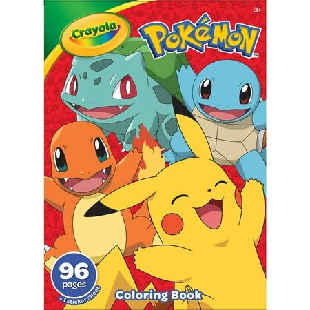 Photo 1 of Crayola Coloring Book-Pokemon, 96 Pages 42732, Pack Of 9 
