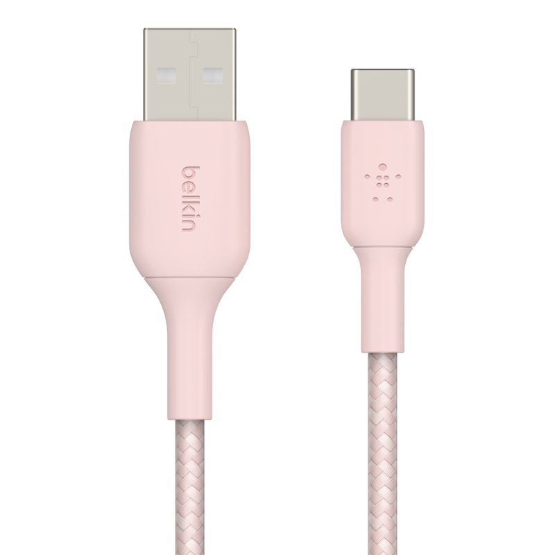 Photo 1 of Belkin BoostCharge Braided USB-C to USB-C Cable (5ft) for iPhone 15 iPhone 15 Pro iPhone 15 Pro Max iPhone 15 Plus Galaxy S23 S22 Note10 Note9
