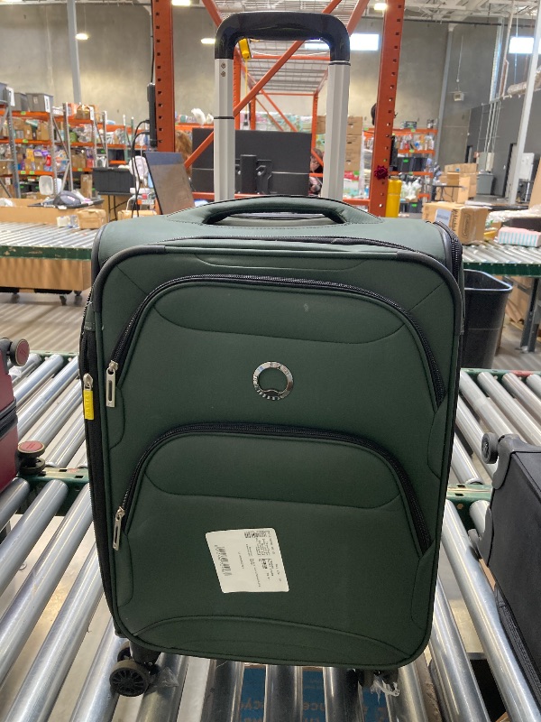Photo 1 of DELSEY PARIS Sky Max 2.0 21" Softside Spinner Carry-On Luggage, Green
