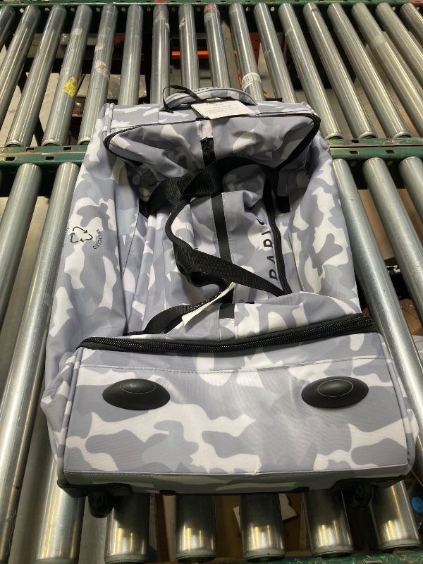 Photo 1 of Delsey Paris White Camo Torrent 27.9" Collapsible rolling Duffel
