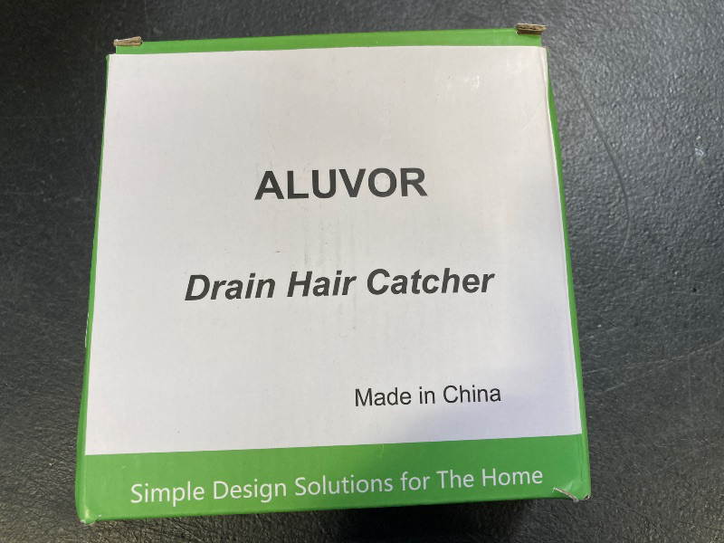 Photo 1 of Aluvor Drain Hair Catcher, Upgraded Drain Catcher with Silicone Designed for Regular Drains, Catch Hair Easily Without Slowing Drainage, Prevent Clogging Plug Hole Hair Catcher (Greyish Blue)