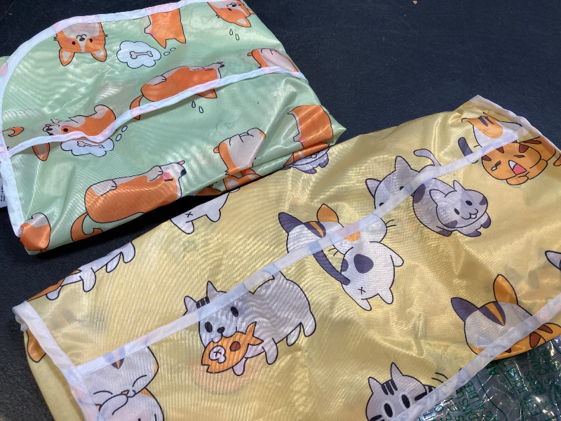 Photo 1 of Little Dimsum Full Sleeved Feeding Bib 2 Pack, Baby & Toddler Waterproof Bib Apron, Food Protection Large Pocket Eating Smock 6-36 Months (Little Puppy/Little Cat)
