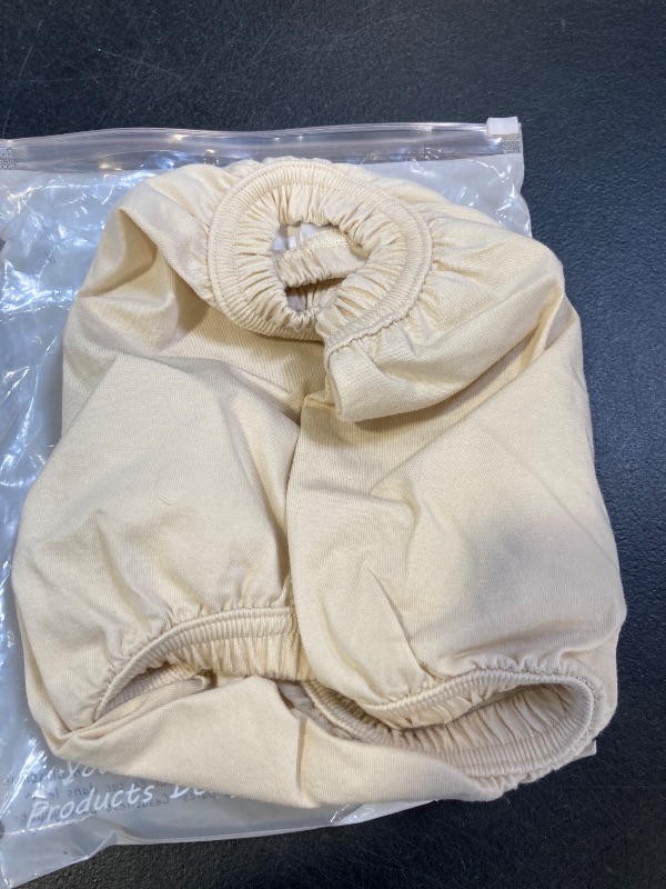 Photo 1 of EEOST Adult Diaper Cover for Incontinence Noiseless Leak-Protection Underwear Plastic Pants Over Diapers Waterproof Rubber Pants(Beige, XXS)
