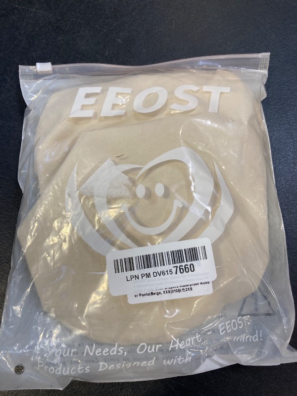 Photo 1 of EEOST Adult Diaper Cover for Incontinence Noiseless Leak-Protection Underwear Plastic Pants Over Diapers Waterproof Rubber Pants(Beige, XXS)