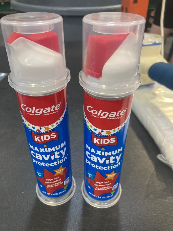 Photo 1 of Colgate Kids Toothpaste Pump, Maximum Cavity Protection, 4.4 ounces 2 pack 