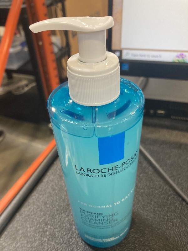 Photo 1 of La Roche-Posay Toleriane Purifying Foaming Facial Cleanser, Oil Free Face Wash for Oily Skin with Niacinamide, Pore Cleanser Won’t Dry Out Skin, Unscented