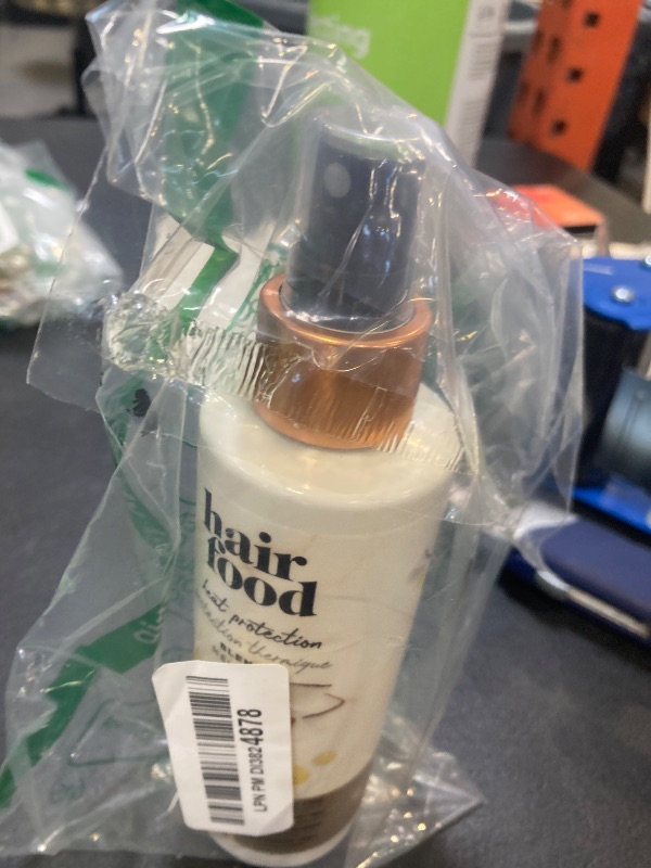 Photo 1 of Hair Food Coconut & Argan Oil Heat Protectant Leave-In Spray for All Hair Types, 450°F Heat Protection, Sulfate-Free, Paraben-Free, Dye-Free, Alcohol-Free, Adds Shine, 6.4 Fl Oz