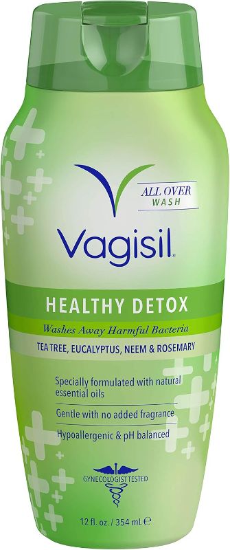 Photo 1 of Vagisil Feminine Wash for Intimate Area Hygiene, Healthy Detox, All Over Body Wash for Women, Gynecologist Tested, Hypoallergenic and pH Balanced, 12 Fl Oz 