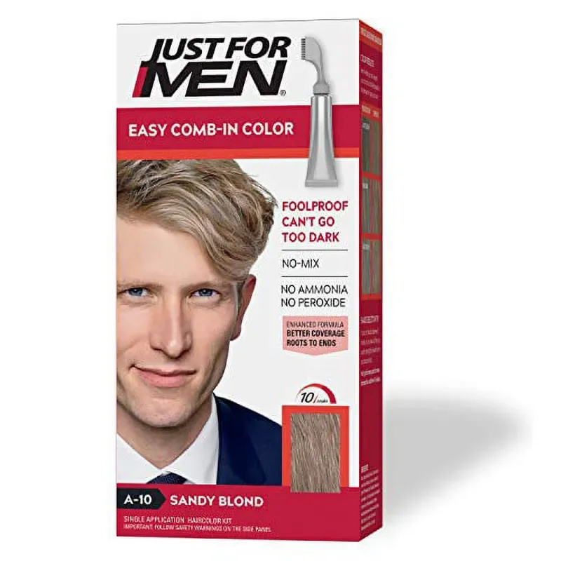Photo 1 of JUST FOR MEN AutoStop Foolproof Hair Color, Sandy Blond A-10 1 ea 