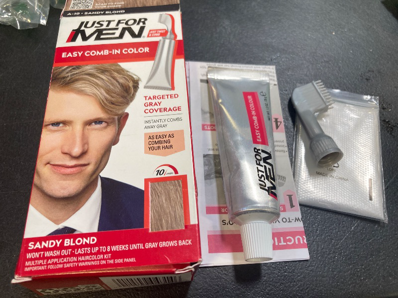 Photo 1 of JUST FOR MEN AutoStop Foolproof Hair Color, Sandy Blond A-10 1 ea 