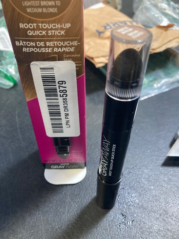 Photo 1 of EVERPRO Gray Away Root Touchup Quik Stk Lightest Brown/Medium Blonde 0.10oz