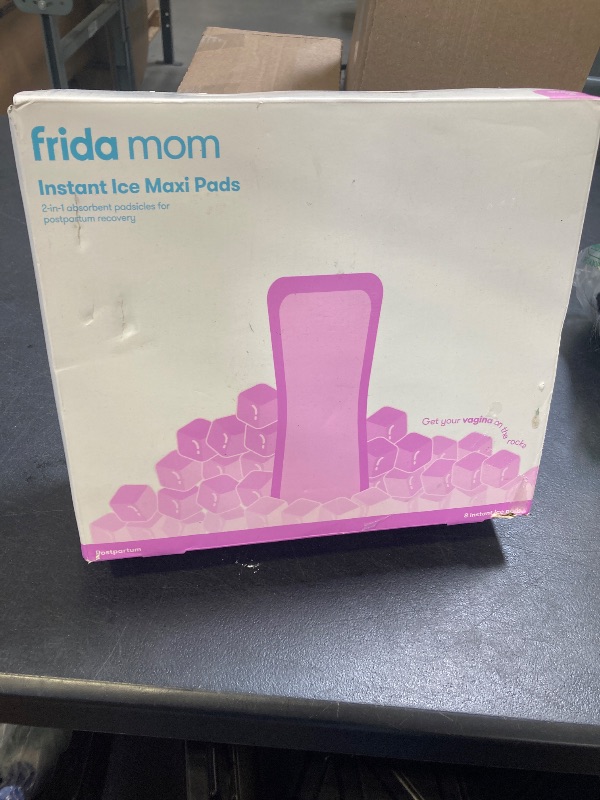 Photo 1 of Frida Mom 2-in-1 Postpartum Pads, Absorbent Perineal Ice Maxi Pads, Instant Cold Therapy Packs and Maternity Pad in One
