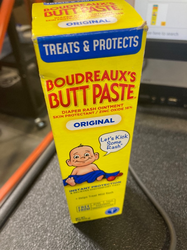 Photo 1 of Boudreaux Butt Paste Diaper Rash Ointment Tube 4 Oz by Boudreaux