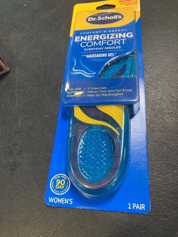 Photo 1 of Dr. Scholl’s Energizing Comfort Women’s Everyday Insoles with Massaging Gel - Clinically Proven, All-Day Energy and Comfort Inserts with Patented Triple Gel Design - Shock Absorbing, Arch Support