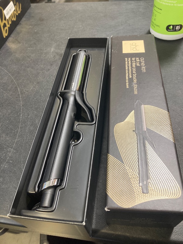 Photo 1 of ghd Soft Curl Hair Curling Iron ? 1.25" Hair Curler, Professional Styling Tool with Safer-for-Hair Styling Tool Temperature, Perfect for Longer Hair or Voluminous Styles ? Black
