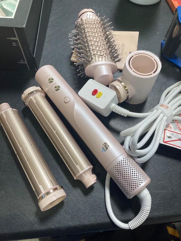 Photo 1 of T3 Aire 360 Multi-Styler & Blowout System, Rapid Drying Hair Dryer, Ceramic Curling Attachments, Oval Brush & Drying Concentrator | Blowouts & Long-Lasting Curls