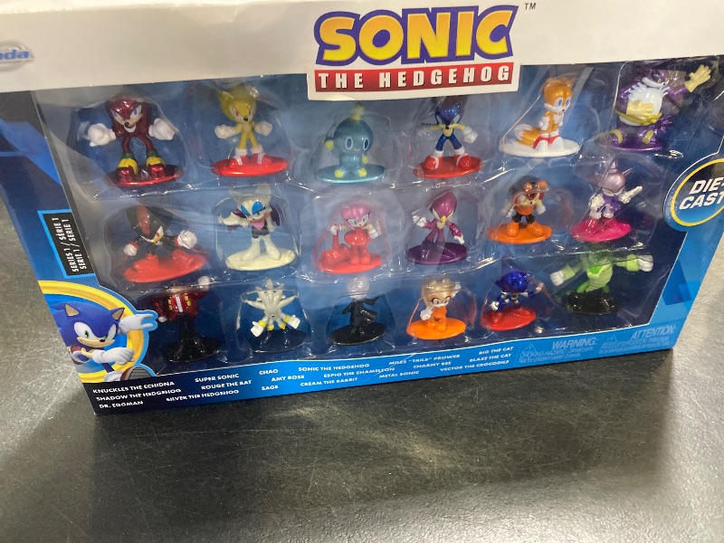 Photo 1 of Jada Sonic The Hedgehog Nano 1.65" MetalFigs 18-Pack, Series 1 – Die-Cast Collectible Figures – Ages 8+