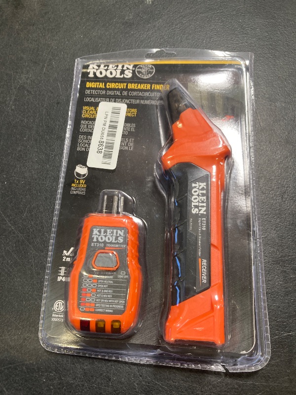 Photo 1 of Klein Tools ET310 AC Circuit Breaker Finder, Electric and Voltage Tester with Integrated GFCI Outlet Tester