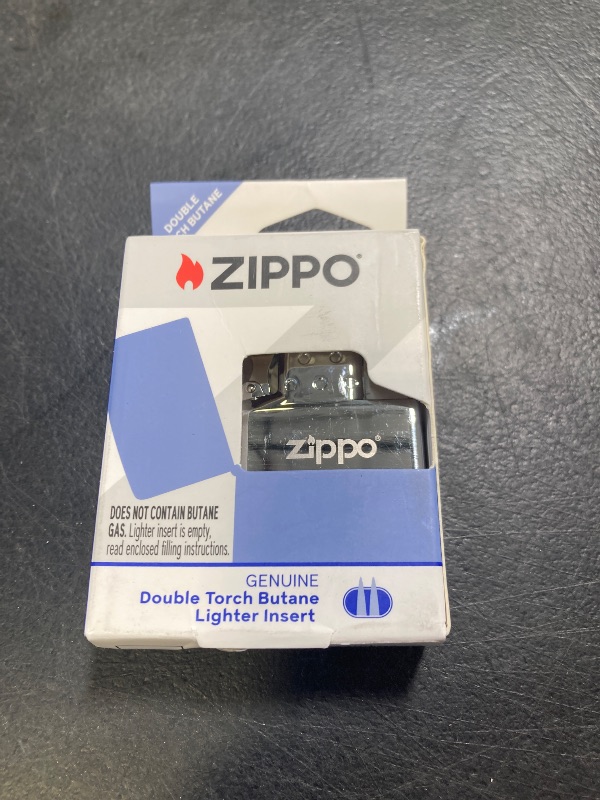 Photo 1 of Zippo 65827 Butane Lighter Insert - Double Torch, 1.4"L x 0.5"W x 2.1"Th
