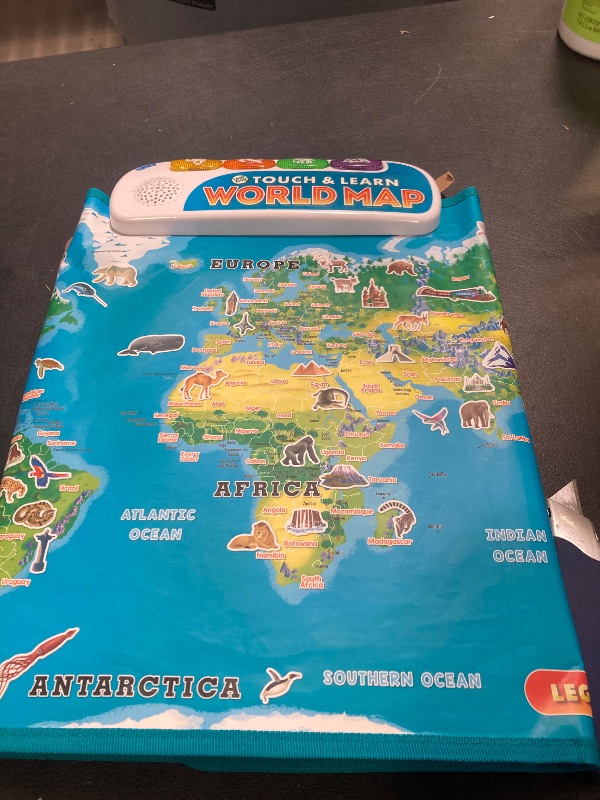 Photo 1 of LeapFrog Touch and Learn World Map