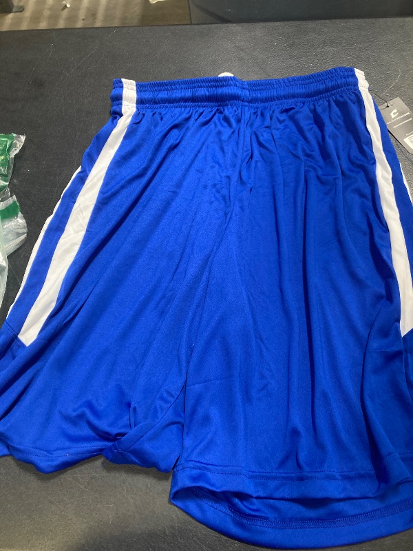 Photo 1 of CHAMPRO womens Men's Dri Gear Muscle Polyester Basketball Short, Royal, White, Large US