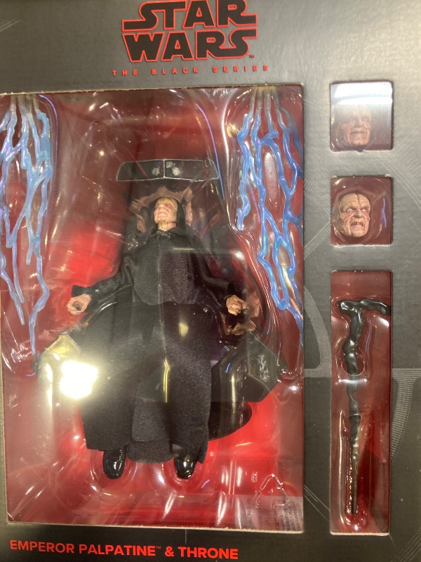 Photo 1 of STAR WARS The Black Series Emperor Palpatine & Throne Return of The Jedi Collectible 6 Inch Action Figure (Amazon Exclusive)