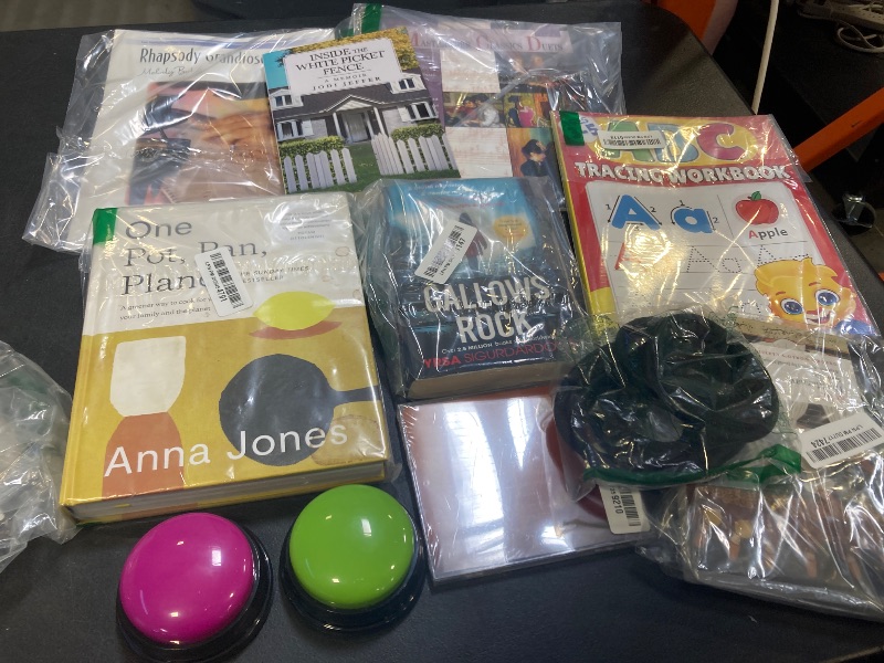 Photo 1 of BOX LOT. BOOKS, MUSIC 
---FINAL SALE / NO RETURNS ---
